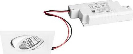 Brumberg LED Einbau- und Aufbaustrahler Weiß, dimmbar, 6 W, warmweiß - Bild 1