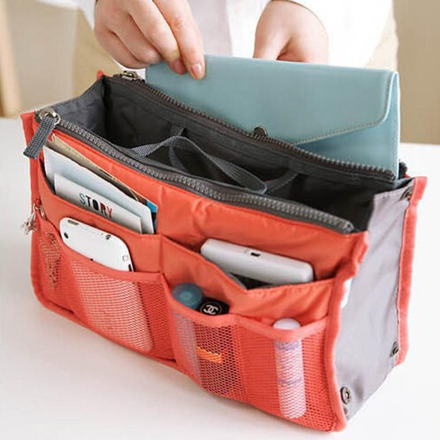 NATAWA Kosmetiktasche für Damen, Orange - Bild 1