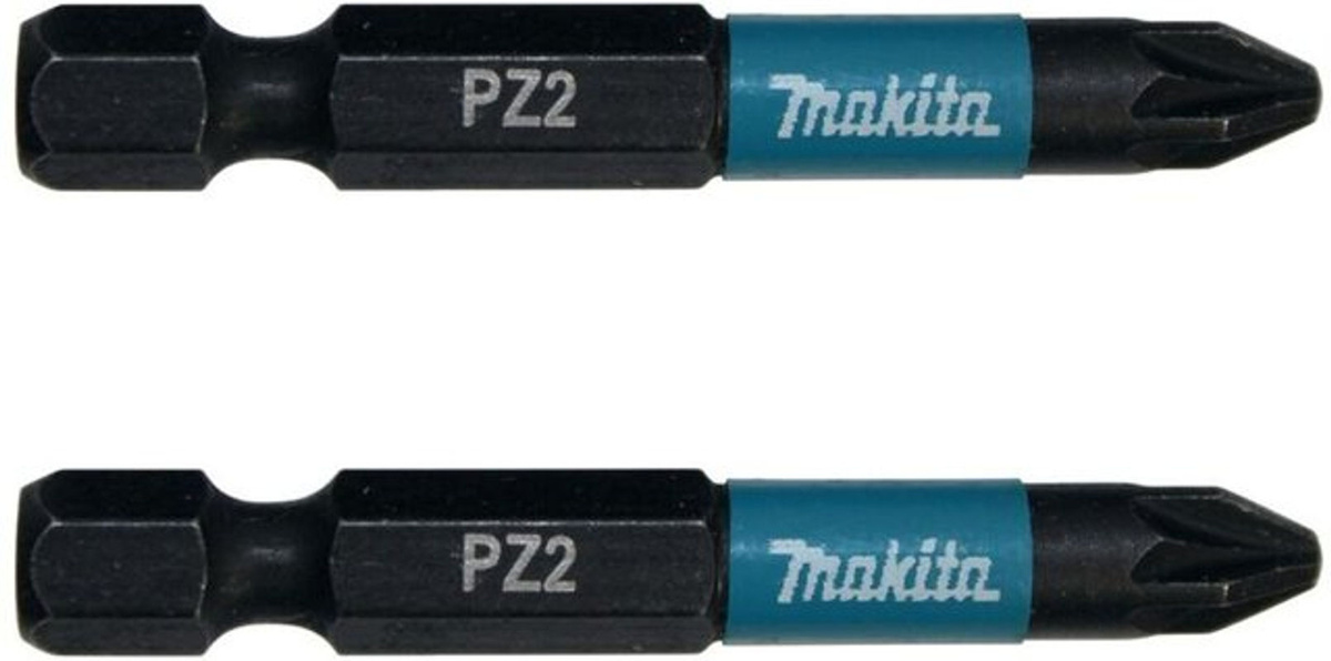 Makita B-63753 Kreuzschlitz-Bit PZ 2 aus Stahl, Schwarz, 2 Stück - Bild 2