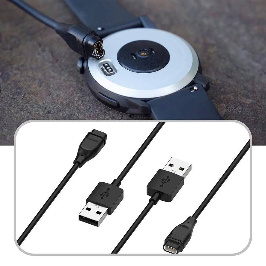 USB-C Ladegerät für Coros Pace 2, Pace 3, Apex 2 Pro, Apex Pro, Apex 42 mm & 46 mm sowie Vertix und Vertix 2 in Schwarz - Bild 5