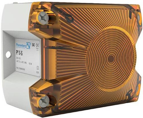 Pfannenberg Signalleuchte LED PY L-S 90-265 AC AM 7035 21513644055 Orange Blitzlicht Dauerlicht Blinklicht 230 V/AC - Bild 1