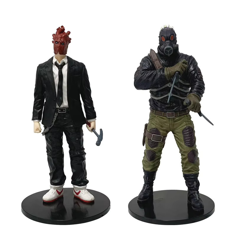 Bandai Dorohedoro Cayman & Herz-Eidechsenkopf-Gasmasken-Szenenfigur, 20cm - Bild 5
