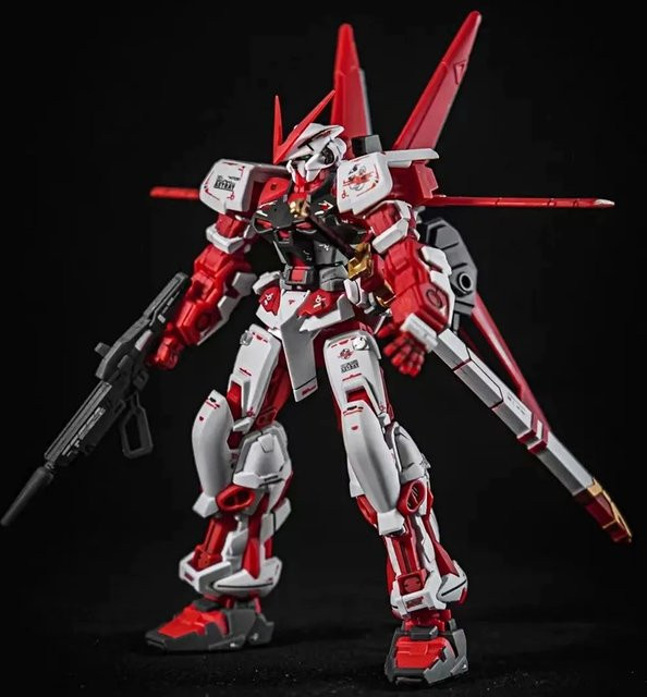 TAKARA TOMY HG 1/144 Astray Red Frame Mech Assembly Model Kit Actionfiguren - Bild 1