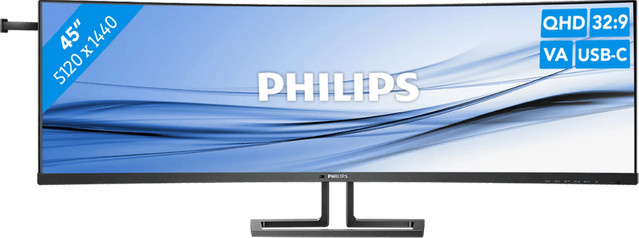 Philips 45B1U6900C/00 LED-Monitor, 45 Zoll, 5120 x 1440 Pixel, Schwarz - Bild 1