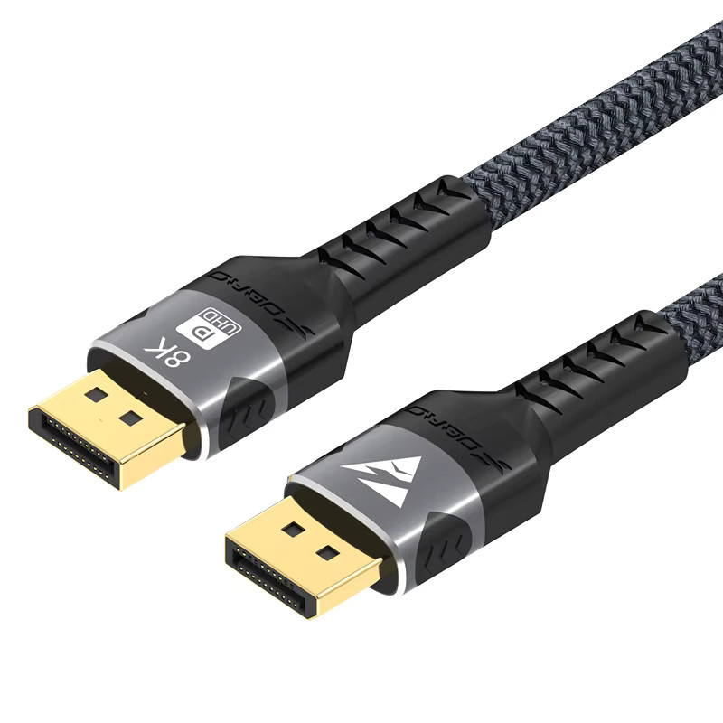 DIXSG 8K HDMI 2.1 Kabel in Schwarz mit 48 Gbit/s Hochgeschwindigkeit und geflochtenem Design für 8K@60 Hz und 4K@120 Hz sowie HDR-Unterstützung - Bild 5