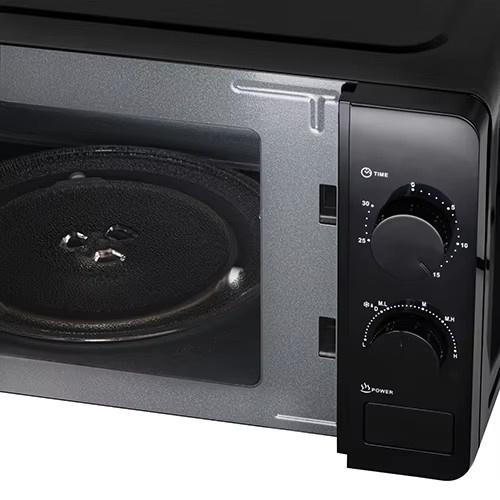 Adler Solo Mikrowelle Schwarz mit 20 l Volumen und 700 W Leistung - Bild 2