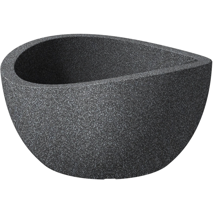 Scheurich Pflanzschale Wave Globe Bowl Schwarz Grau Durchmesser: 39,3 cm, Höhe: 21 cm - Bild 2