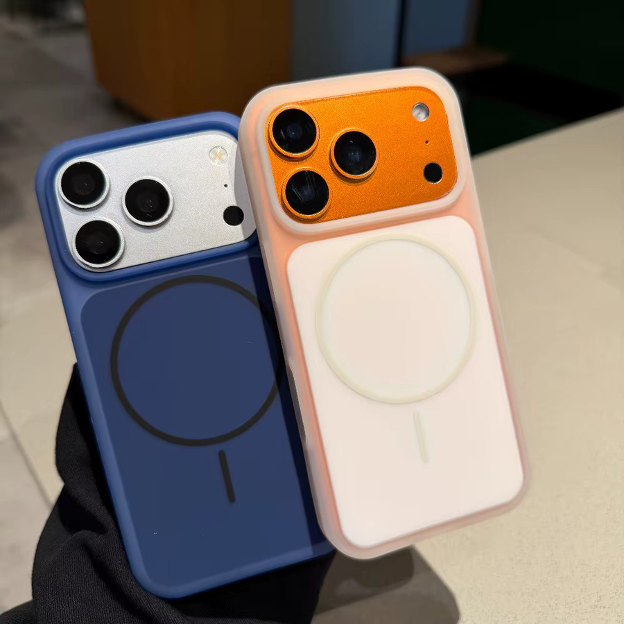 Loobival MagSafe Candy Color Matte Hülle für iPhone 15 16 17 Pro Max und 17 Pro mit Magnetischem Kamerakontrollknopf, Ultra Slim und Stoßfest, Gelb - Bild 3
