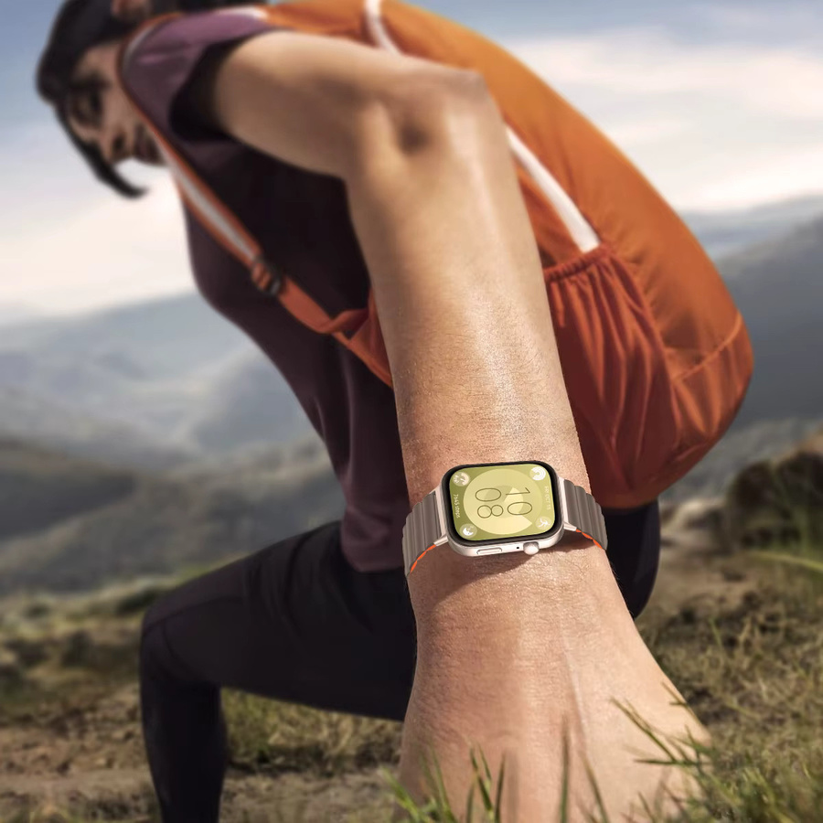 Jansin Uhrenarmband Silikon, Silber, Smartwatch Zubehör - Bild 2