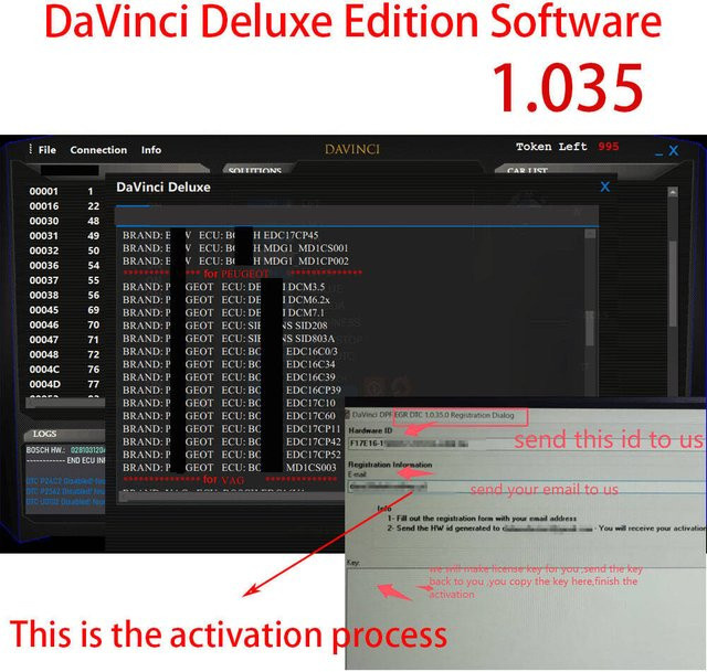 DaVinci Deluxe Edition Automotive Diagnose- und Reparaturwerkstatt-Software für Autos mit 1 Jahr Online-Zugang - Bild 1