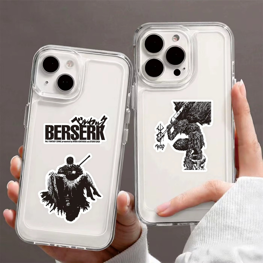 82er Set GOGOTU Berserk Guts Casca Cartoon Aufkleber aus wasserfestem PVC in Mehrfarbig für Laptop, Notebook und Wasserflaschen - Bild 5