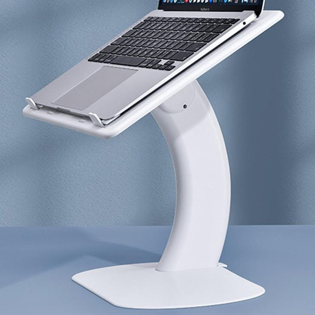 Ergonomischer und verstellbarer Desktop-Buchständer von OutsideWorld für Kinder, faltbar, weiß - Bild 1
