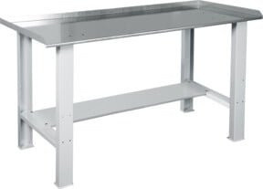 Kraftwerk Schweißtisch aus verzinktem Stahl in Grau, Breite: 1500 cm, Tiefe: 700 cm, Höhe: 39 cm - Bild 1