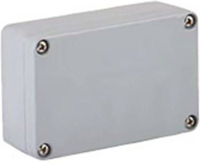 Molex MWE Industrial Solution Universal-Gehäuse aus Aluminium Druckguss, Grau (RAL 7001), B/T/H: 100 x 70 x 45 mm - Bild 1