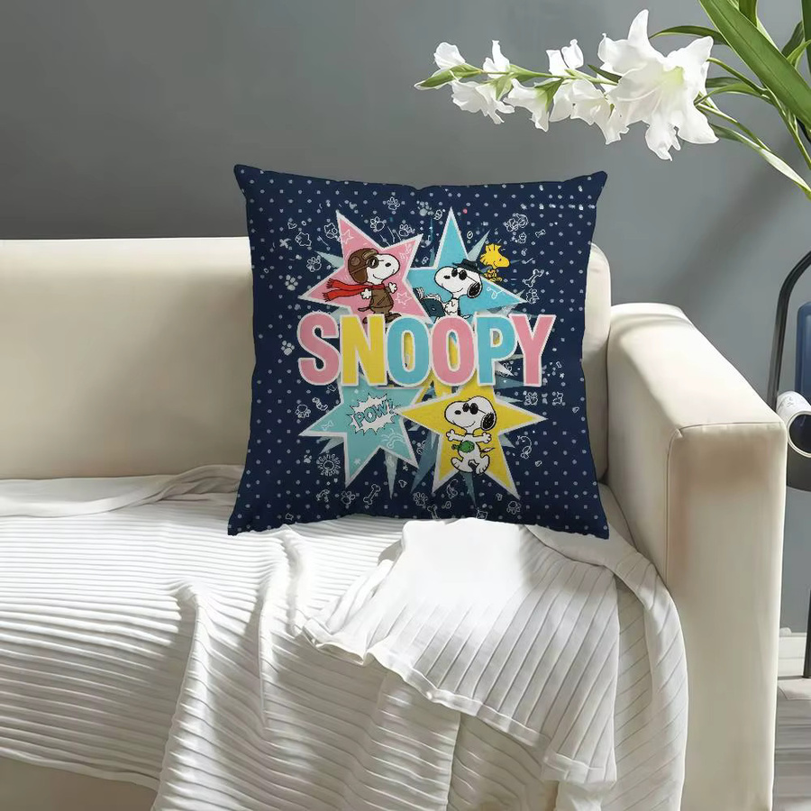 KAYOU Dekorativer Kissenbezug mit Snoopy Motiv aus Polyester, B/H: 30 x 50 cm - Bild 3