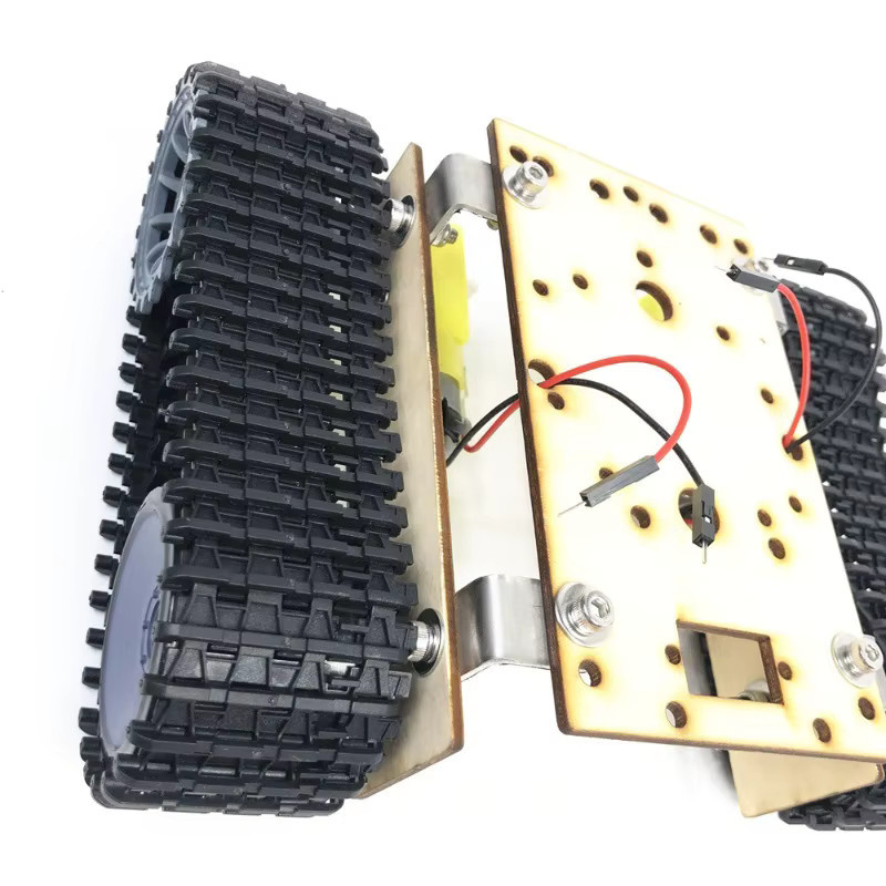 TIMEA DIY Auto Roboter RC Tank Chassis, Metall, Bunt / Mehrfarbig - Bild 3