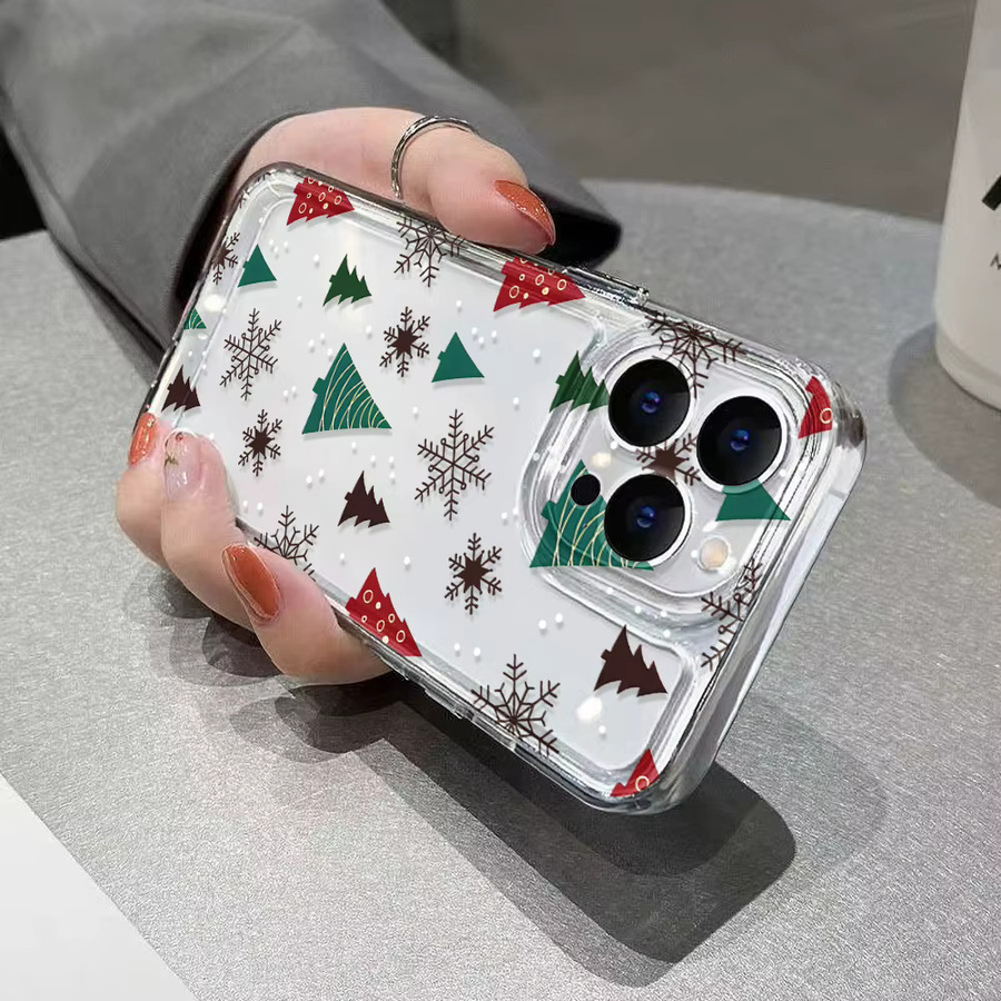 Weihnachten Handyhülle aus weichem TPU für Samsung Galaxy S25 Ultra S24 S23 FE S22 A56 5G A55 A54 A36 A16 A15 A35 A34 A26 A53 A52 A14 A13 in Multicolour - Bild 5