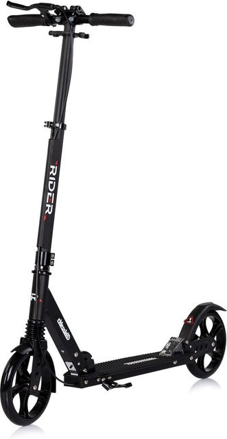 Chipolino Kinderroller Rider schwarz mit Aluminiumrahmen - Bild 1