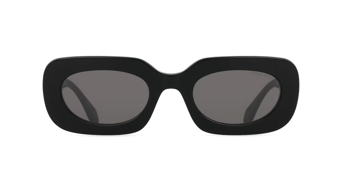 Giorgio Armani 0AR8182 Sonnenbrille, Vollrand, Quadratisch, Acetat, Damen, schwarz, grau - Bild 1