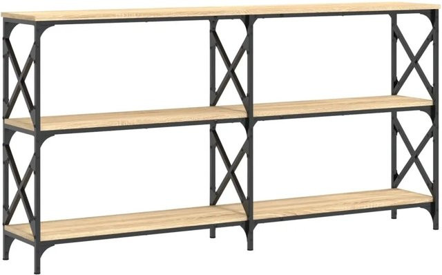 vidaXL Konsolentisch aus Holzwerkstoff in Sonoma-Eiche, B/T/H: 156 x 28 x 80,5 cm - Bild 1