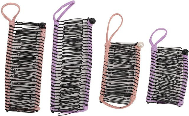 TOMTOP JMS Banana Haar Clip, 4 Stück, Damen, für lockiges Haar - Bild 1