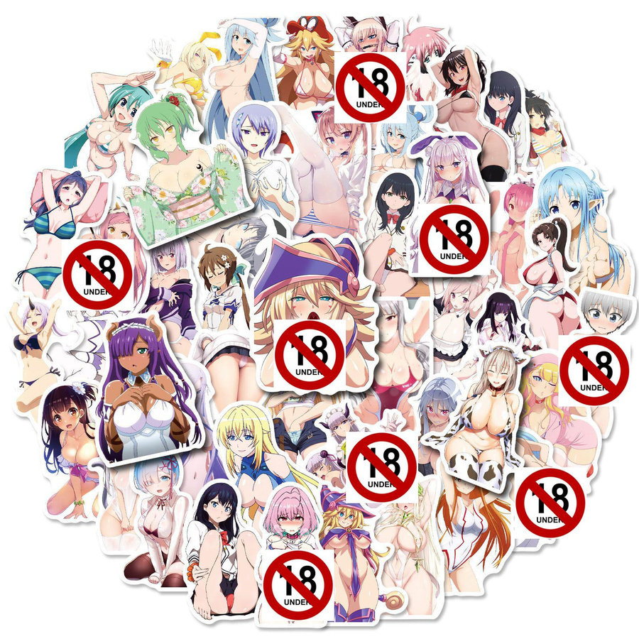 Yiran toy Anime Aufkleber 50 Stück - Bild 2