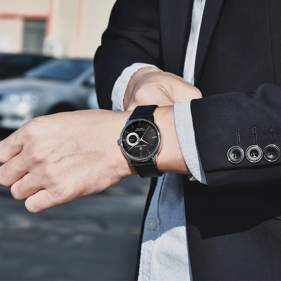 PAGANI DESIGN Armbanduhr Edelstahl, Quarz, Herren, Silber - Bild 4
