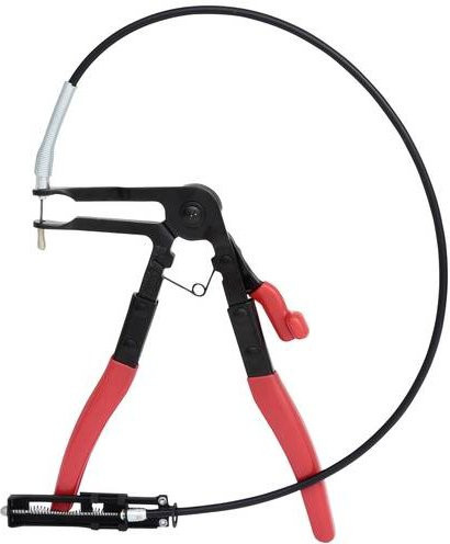 KS Tools Schlauchschellenzange mit Bowdenzug aus Chrom-Molybdänstahl in Rot, Länge: 650 mm - Bild 1