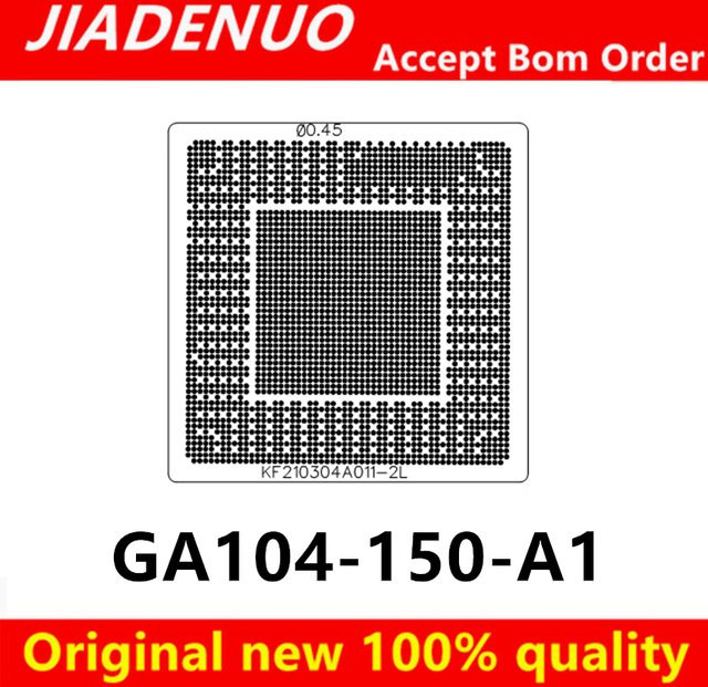 JIADENUO BGA Schablone für GPU Direktheizung Schwarz 90 x 90 mm - Bild 1