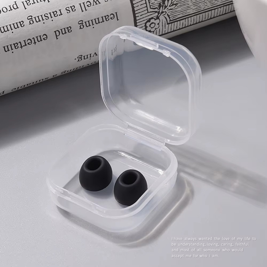 6 Stück Silikon-Ohrstöpsel in Schwarz für Samsung Galaxy Buds3 FE True Wireless Ohrhörer SM-R420 - Bild 3