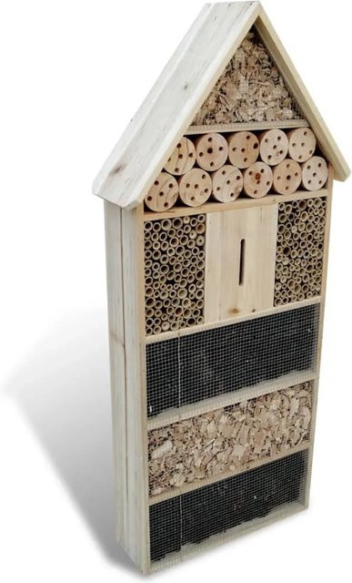 vidaXL Insektenhotel XXL aus Holz in Braun, B/T/H: 45,5 x 15 x 99 cm - Bild 1