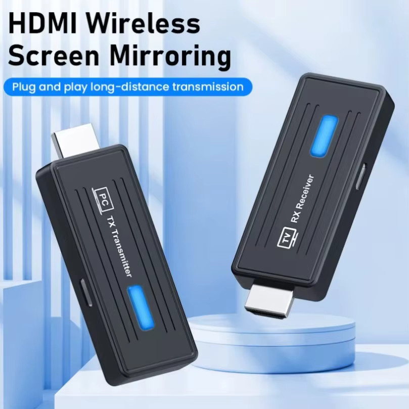 VIKEFON Kabelloser HDMI Video-Audio Sender und Empfänger Extender in Schwarz mit Full HD 1080P und 5,8 GHz für TV-Box, Monitor, Projektor und PC - Bild 2