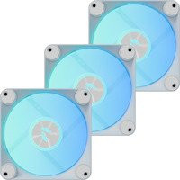 APNX Gehäuselüfter FP1-R 120-3 Pack Reversed in Weiß - Bild 1