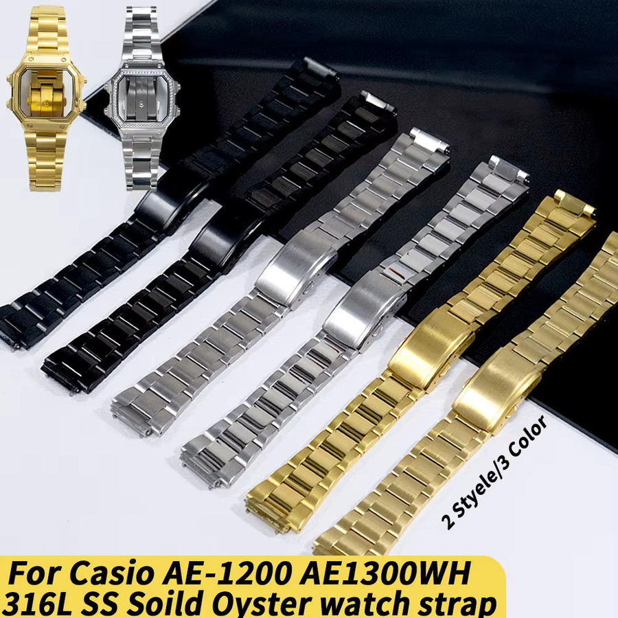 Casio Uhrenarmband Edelstahl, Unisex - Bild 3