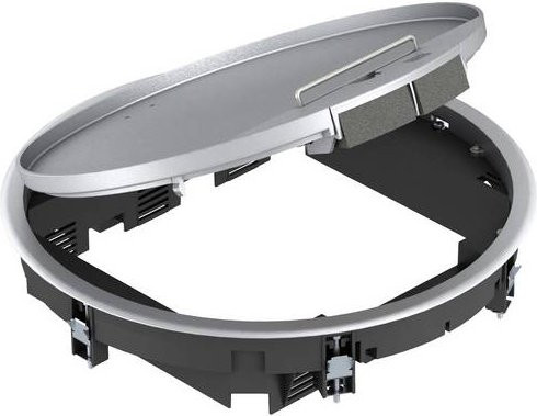 OBO Bettermann GESRA9 10U Geräteeinsatz in Silber und Aluminium - Bild 1