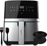 Heißluftfritteuse Cecotec Cecofry Full InoxBlack 5500 Pro in Schwarz und Silber mit Digitalanzeige und Edelstahlgehäuse - Bild 1