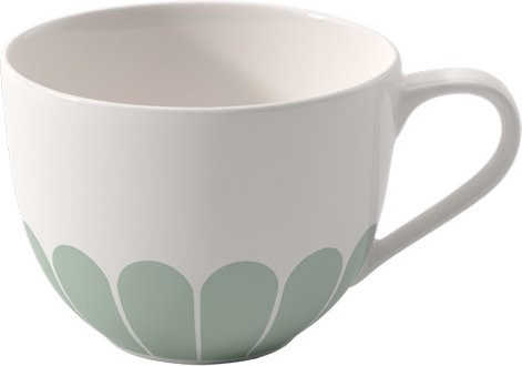 Villeroy & Boch Kaffee- und Teetasse Fleur in Weiß aus Bone China mit floralem Design - Bild 1