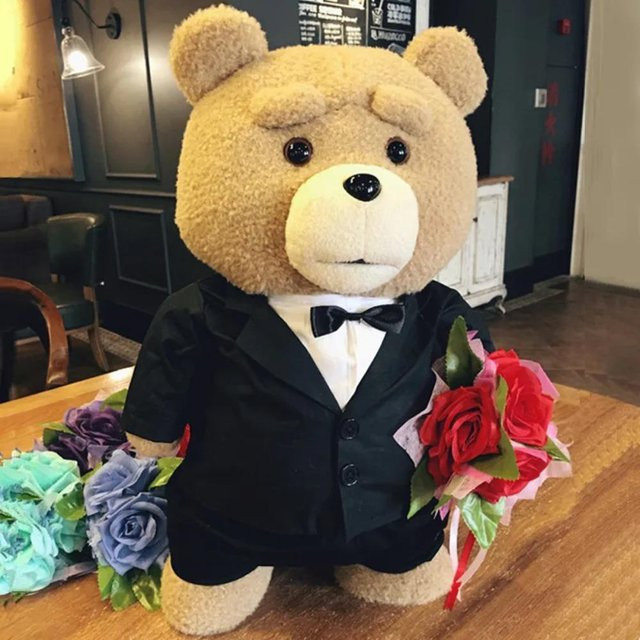 Aoger Ted 2 Plüschtiere, 8-teiliges Set, ab 1,5 Jahren - Bild 1