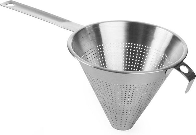 Hendi Chinesisches Kegelsieb aus Edelstahl in Silber, Durchmesser: 18,5 cm - Bild 1