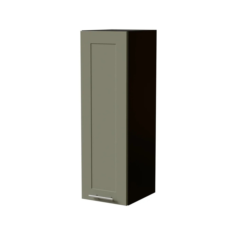 Feldmann-Wohnen Hängeschrank Oslo Küchenschrank Schwarz und Reed Green Matt mit Soft-Close-Türen, B/T/H: 30 x 32,5 x 96 cm - Bild 2