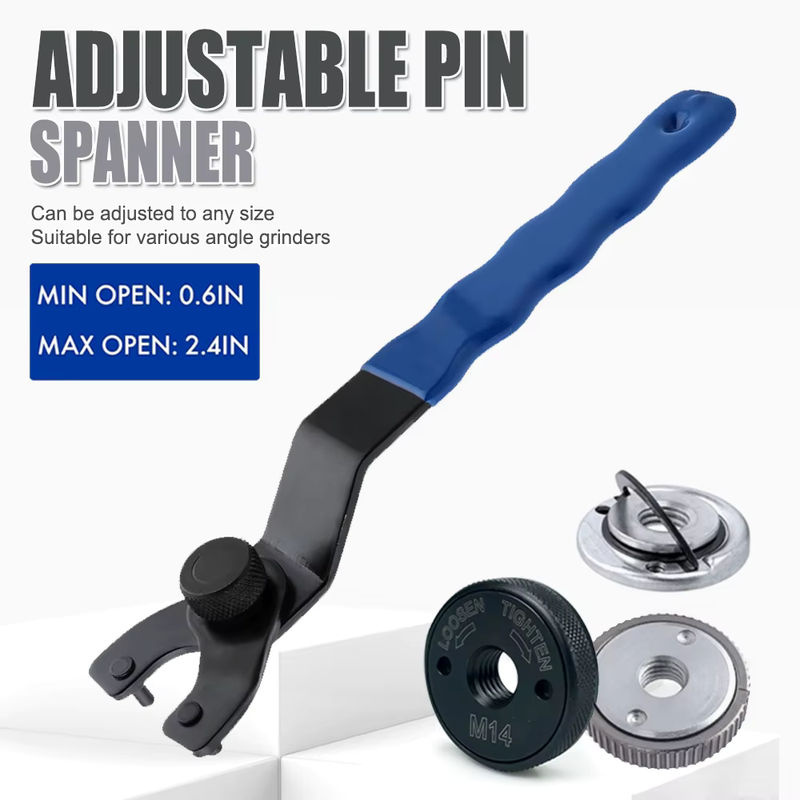QDS Einstellbarer Winkelgrinder Schlüssel aus Kunststoff für Reparaturarbeiten und Haushalt - Bild 5