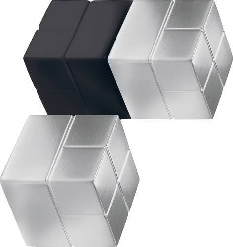 Sigel Neodym Magnet C20 Super-Strong Würfel in Silber, 2er-Set, B/T/H: 2 x 2 x 2 cm - Bild 1