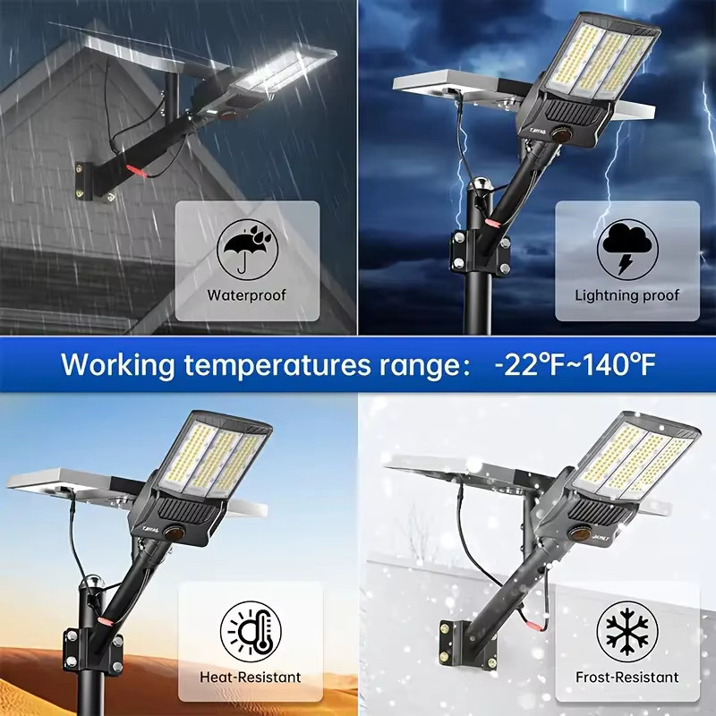 YQCHEZI 2er-Pack Solarleuchten für Außenbereich mit Bewegungssensor, Wasserdichte Garten-Wandlampe in Cool White - Bild 2