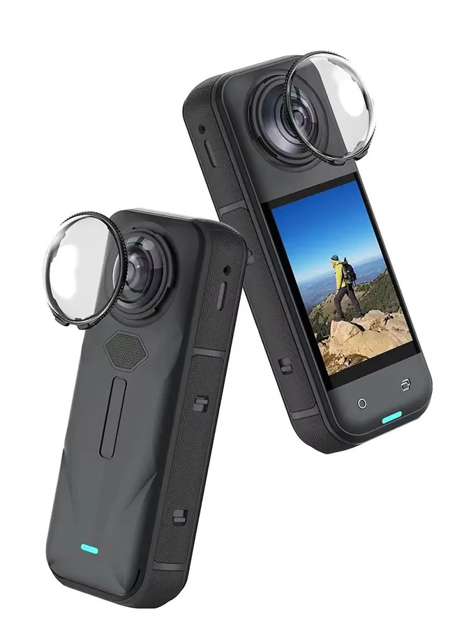Flymile X5 Premium Objektivschutzkappe für Insta360 X5 in Transparent - Bild 5
