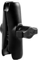 RAM Mounts RAM-B-201U Doppelmuffenarm Montagekomponente aus schwarzem, seebeständigem Aluminium - Bild 1