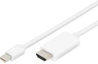 Digitus Adapterkabel mini DisplayPort auf HDMI in Weiß für 4K Auflösung - Bild 1