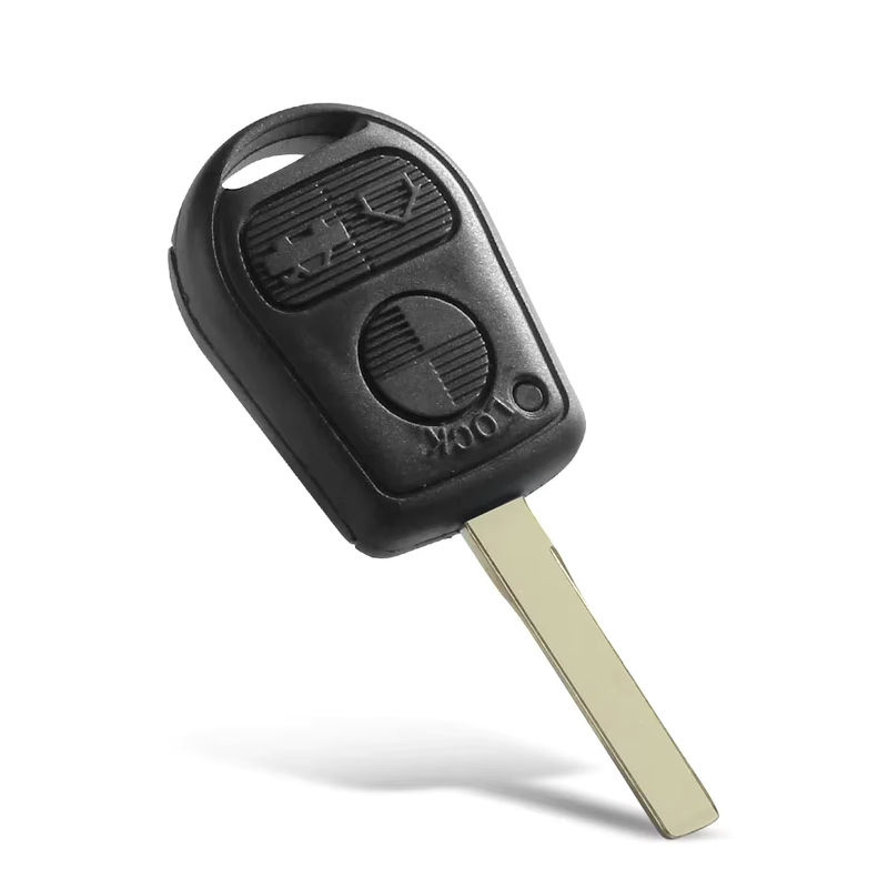 KEYYOU Auto Schlüssel Case für BMW E31 E32 E34 E36 E38 E39 E46 Z3, 3 Tasten Fernbedienung Shell, Schwarz - Bild 4