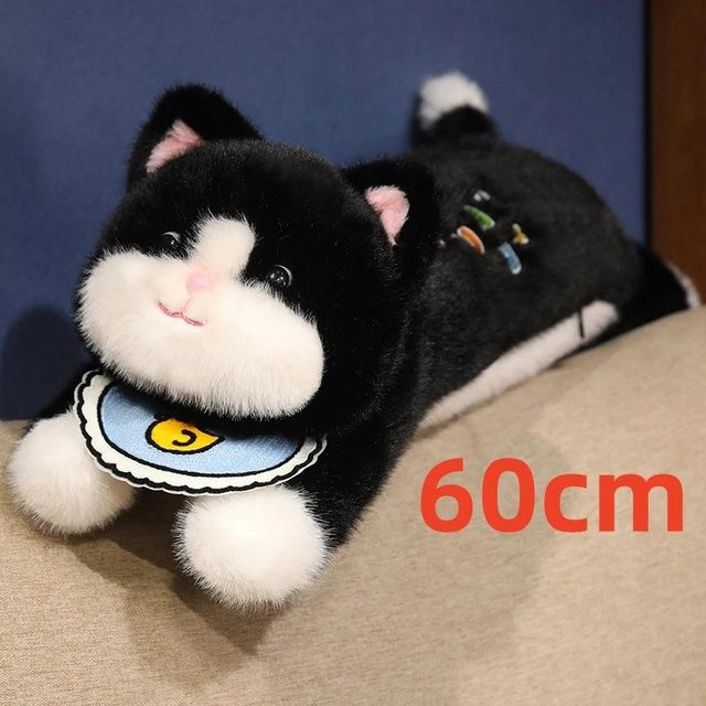 Yiran toy Schwarze Katze Plüschtier, Schwarz - Bild 1
