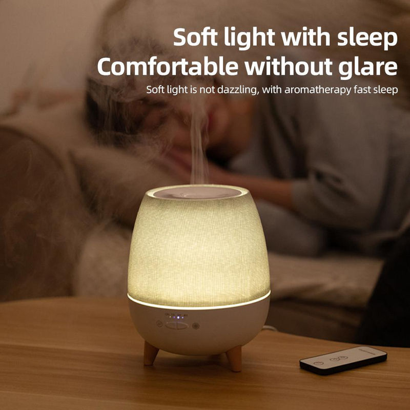 TOMTOP JMS Ätherischer Öl Diffusor mit Fernbedienung und Timer, 300ml Aromatherapie Vernebler in Weiß - Bild 5