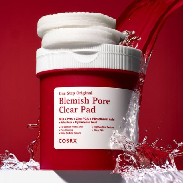 COSRX One Step Original Blemish Pore Clear Pad, Peeling-Toner-Pads, Unreine Haut / Akne - Bild 1